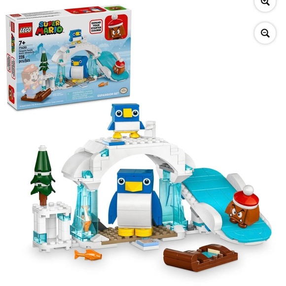 LEGO Super Mario Penguin Family Snow Adventure Expansion Set - Picture 1 of 10